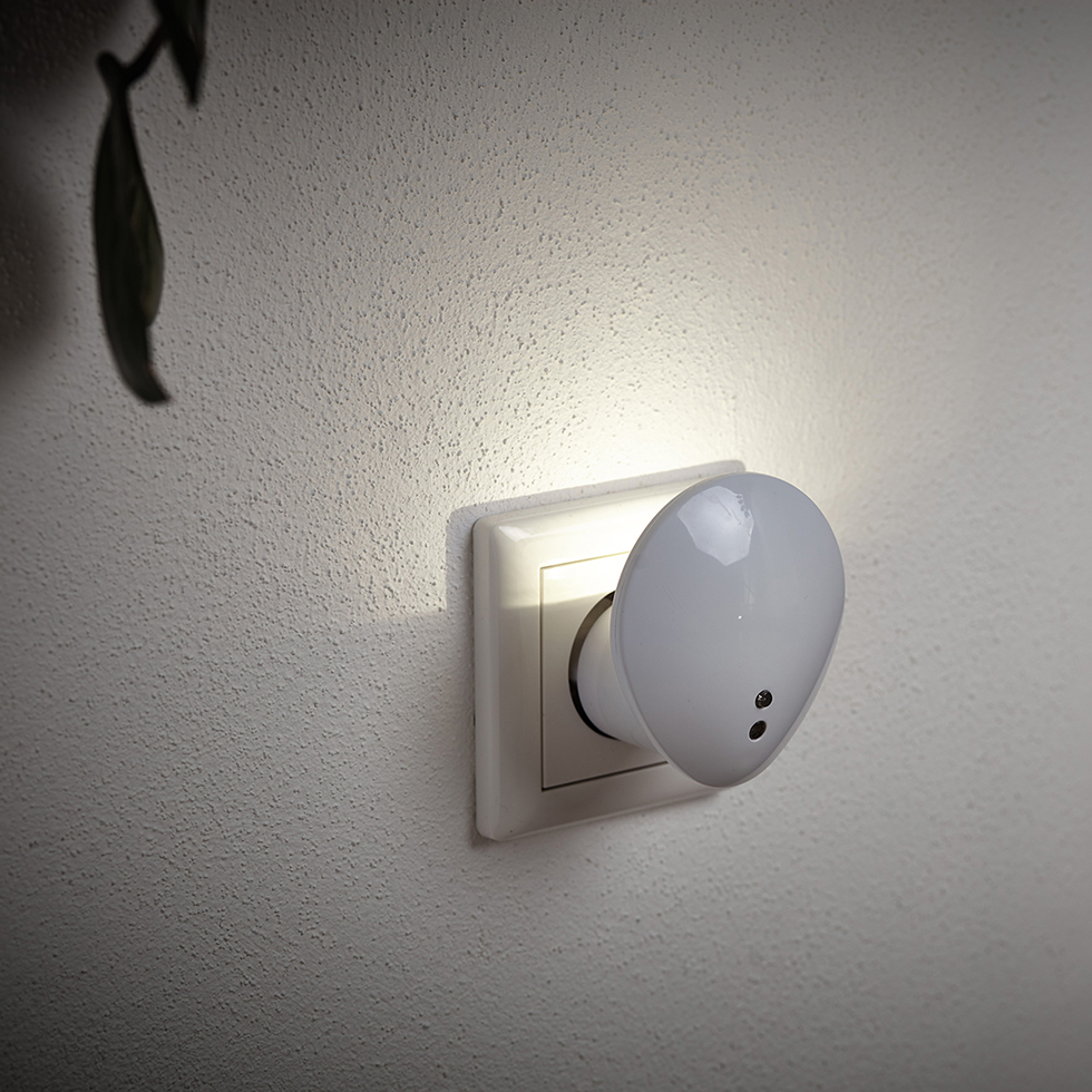 LED Steckernachtlicht N17 Dämmerungssensor, weiß LED Steckernachtlicht N17 Dämmerungssensor, weiß