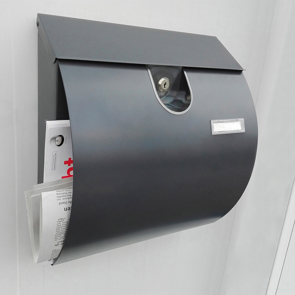 Edelstahl Briefkasten Modell M B-Ware Edelstahl Briefkasten Modell M B-Ware