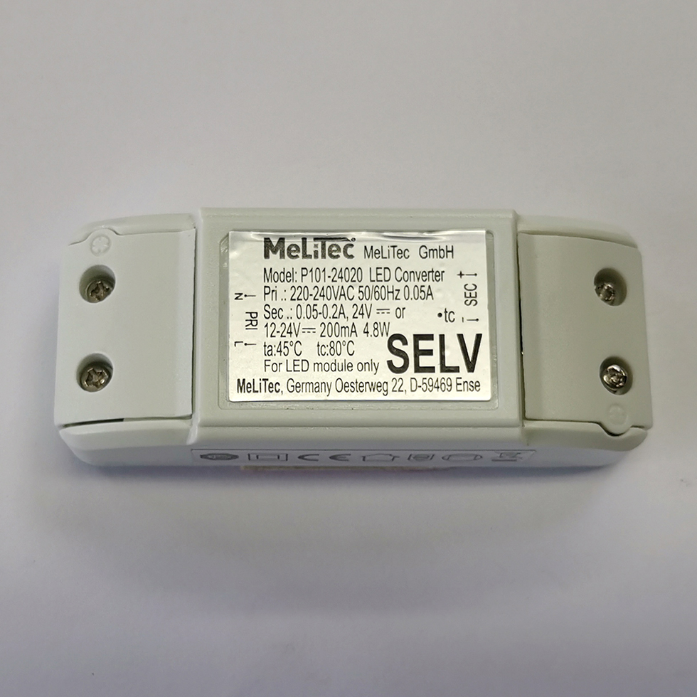MeLiTec Trafo P101-24020 24V inkl. Kabel WD09-1