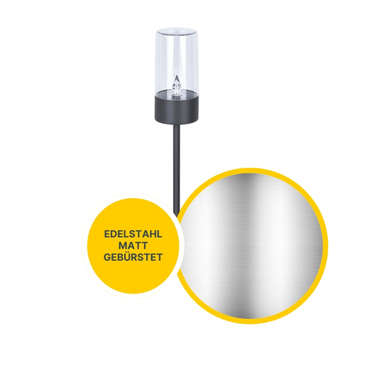 MeLiTec Solar Gartenfackel SO28-1 Edelstahl Anthrazit MeLiTec Solar Gartenfackel SO28-1 Edelstahl Anthrazit