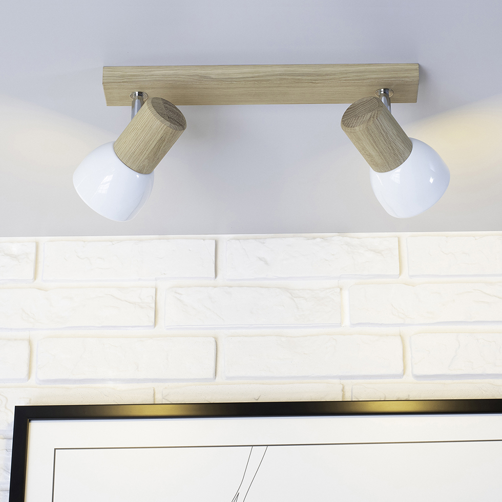 Holz Wandleuchte Deckenleuchte W16 B-Ware Holz Wandleuchte Deckenleuchte W16 B-Ware