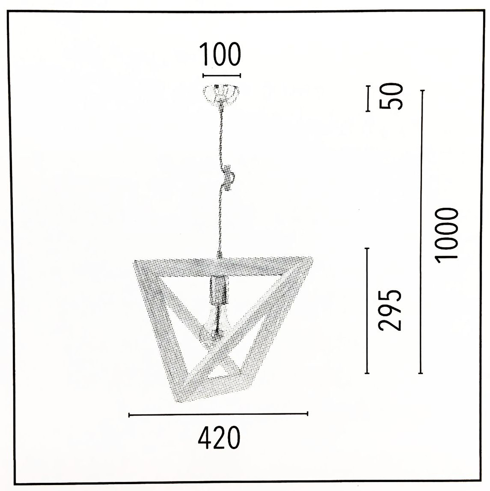 Trigonon Pendlelleuchte 1xE27 60W Buche/Chrom B-Ware Trigonon Pendlelleuchte 1xE27 60W Buche/Chrom B-Ware