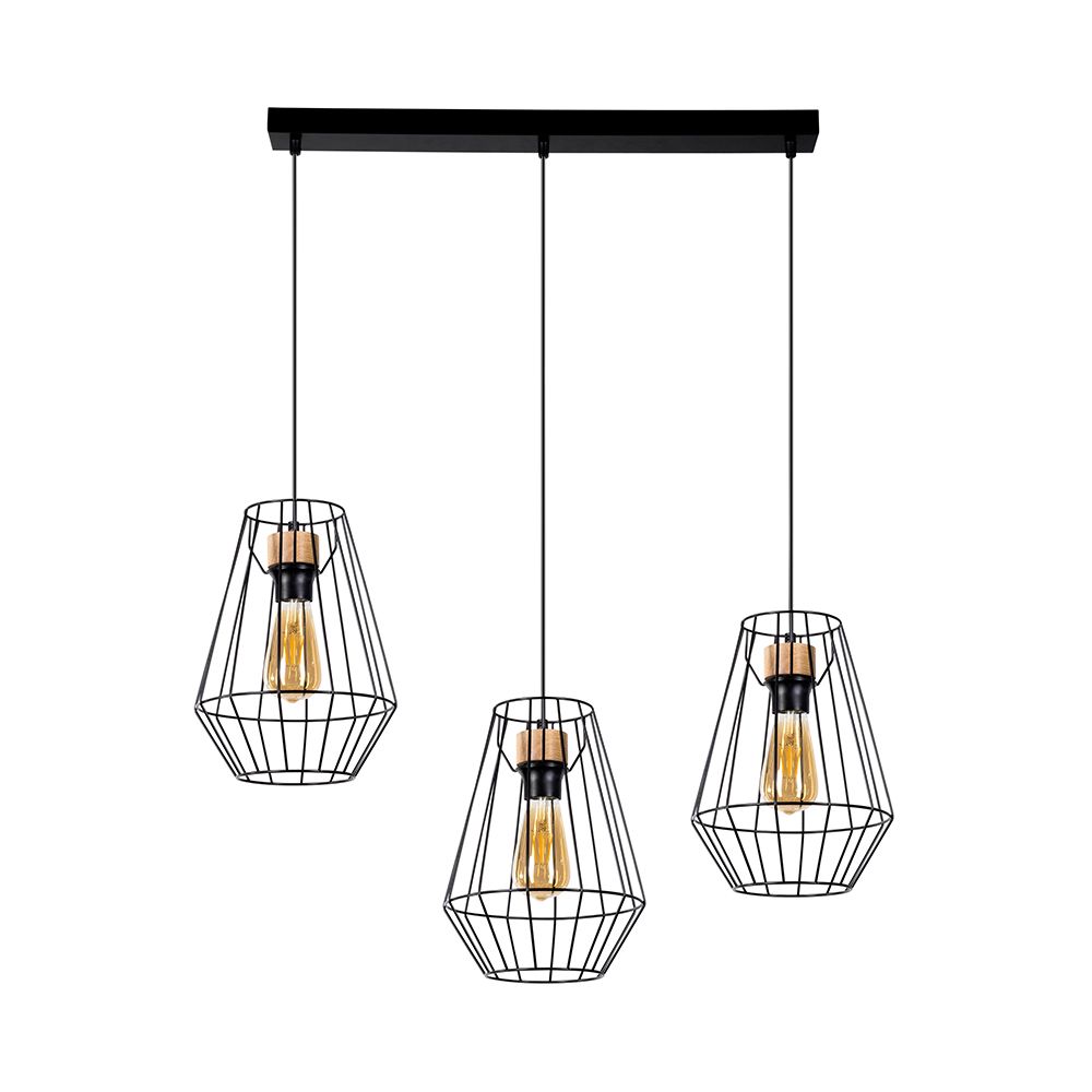 SPOT Light Endorfina Pendelleuchte E27 Max.60W Schwarz/Eiche Geölt/Schwarz PVC SPOT Light Endorfina Pendelleuchte E27 Max.60W Schwarz/Eiche Geölt/Schwarz PVC