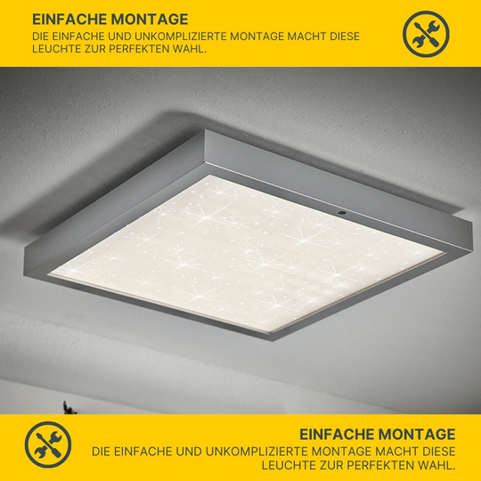 LED SmartHome Deckenleuchte per Fernbedienung und App steuerbar LED SmartHome Deckenleuchte per Fernbedienung und App steuerbar