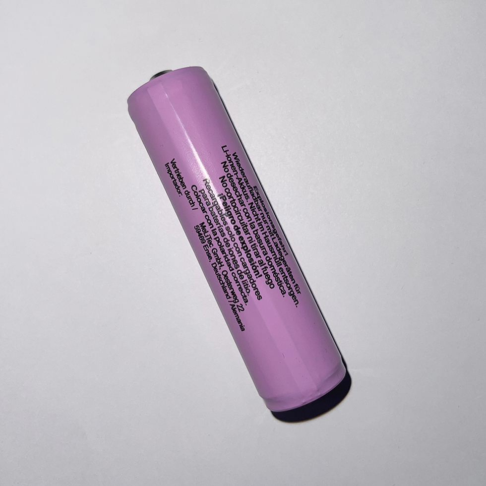 MeLiTec Lithium Ionen Akku 18650 2600mAh 3,7V Ersatzakku MeLiTec Lithium Ionen Akku 18650 2600mAh 3,7V Ersatzakku