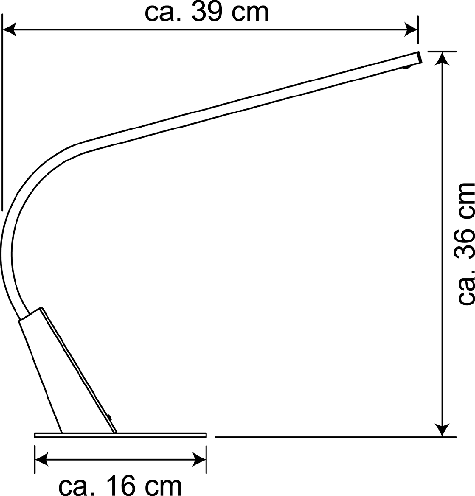  LED Schreibtischleuchte T153 B-Ware